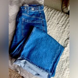 Free people Palmer cuffed jeans